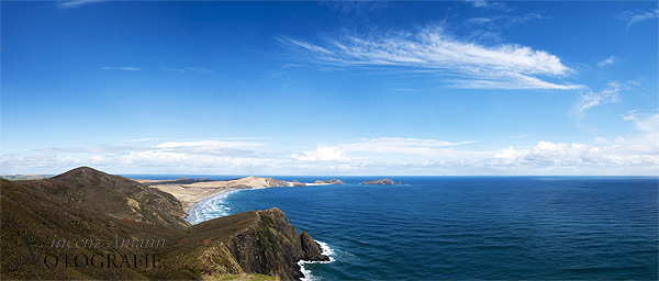Fototapete Neuseeland Cape Reinga schürt Fernweh und lädt zum Träumen ein.