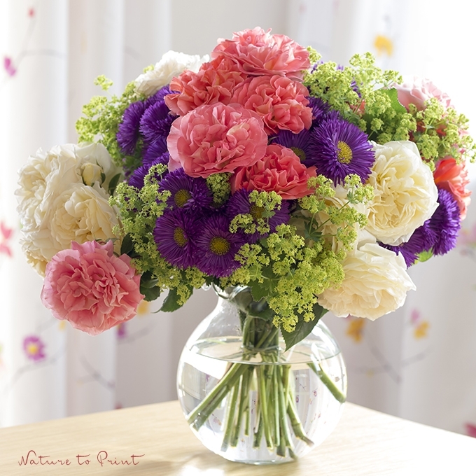Blumen Fur Die Vase Arrangieren Oder Binden